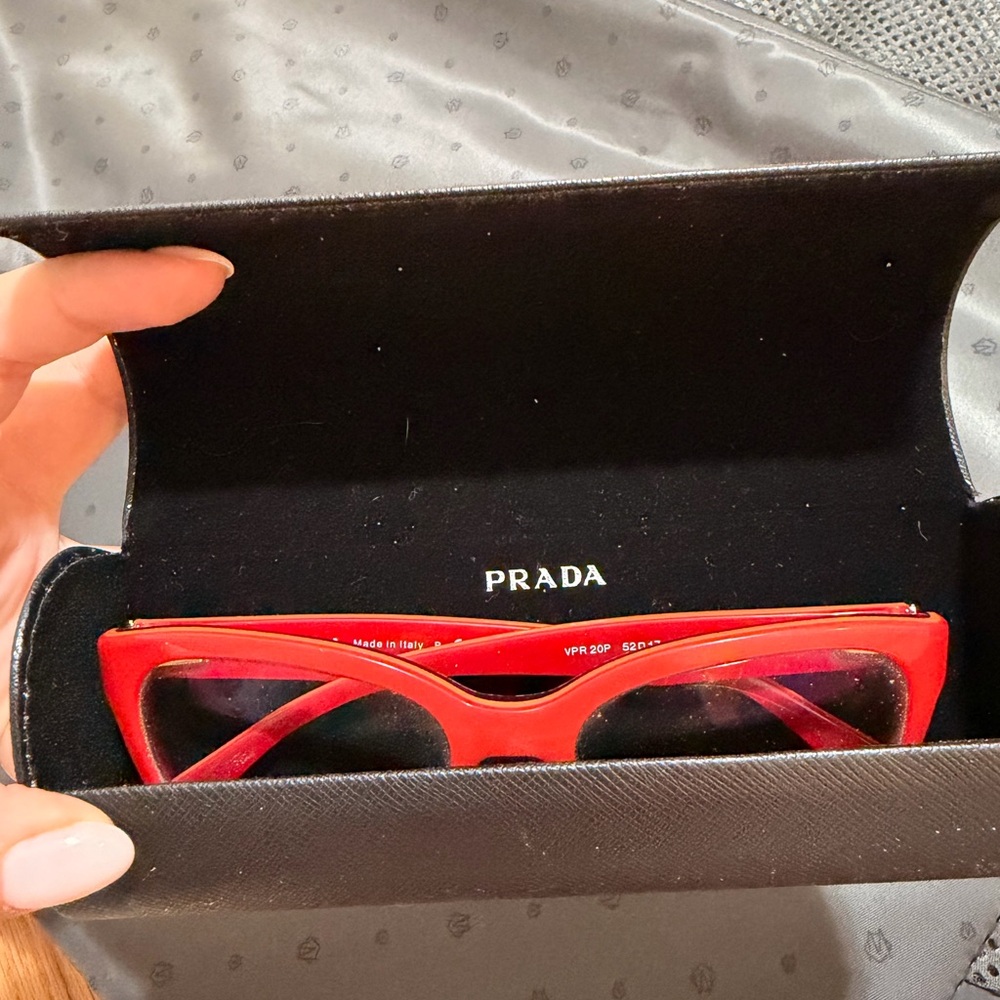 Prada Red Frames - image 1